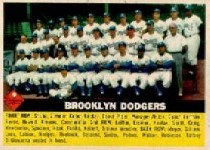1956 Topps      166     Brooklyn Dodgers TC